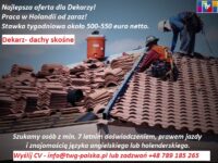Oferta pracy w Holandii na budowie jako dekarz – dachy skośne, Nijmegen